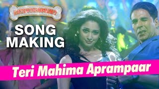 Teri Mahima Aprampaar Song Making  Entertainment Behind the Scenes [upl. by Karry]