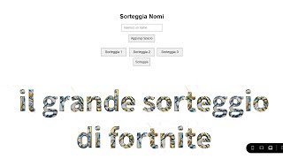 il sorteggio dei 500 iscritti [upl. by Theurer16]