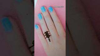 Cute Ring Mehndi 🥰  Ring 💍 Mehndi Design mehndi shorts viral trending henna ytshorts [upl. by Asit]