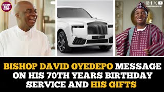 Bishop David Oyedepo Message On His 70th Birthday Service At The Living Faith Church Yesterday [upl. by Howlend]