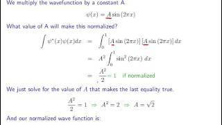 How to Normalize a Wave function in Quantum Mechanics [upl. by Aihsal]