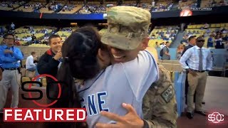 Soldiers make emotional returns home to surprise families  SC Featured  ESPN Stories [upl. by Akialam]