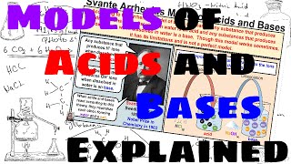 Models of Acids and Bases  Explained [upl. by Wivinia]