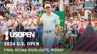 2024 US Open Highlights Final Round Midday [upl. by Naginnarb]