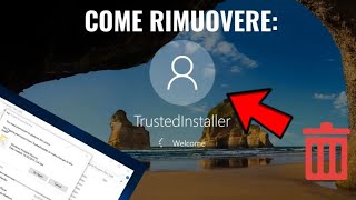 Come rimuovere TrustedInstaller dal tuo PC  Windows 11 ITA [upl. by Cut]