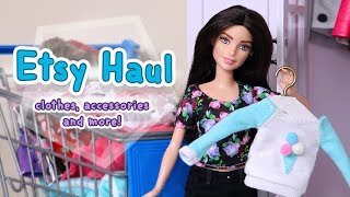 Barbie Etsy Haul Clothes Accessories amp More 1 [upl. by Tavia]