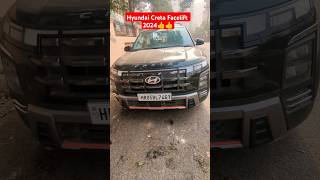 New Hyundai Creta Facelift 2024 🔥 creta cretafacelift automobile cretahyundai blackcreta car [upl. by Dollar]