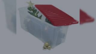 133 Litre Christmas Tree Plastic Storage Box [upl. by Amme]