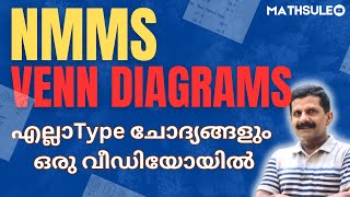 VENN DIAGRAMS ANSWER IN SECONDS NMMS STD 8 NTSE COMPETITIVE EXAMINATION MATHSULE [upl. by Caton]