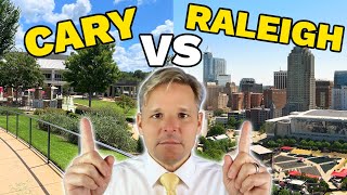 Raleigh VS Cary NC  Which City is Better to Live in [upl. by Prosperus]