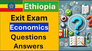 Exit Exam Economics Questions and Answers PDF  2024 Study Guide [upl. by Darrin340]