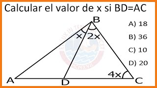 EXAMEN DE ADMISION CATOLICA PRIMERA OPCION PUCP POP 2009 GEOMETRIATRIANGULOS [upl. by Bohi]