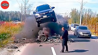 199 SHOCKING Car Crashes Moments Compilation 2024 Idiots in Cars Caught On Camera [upl. by Farl]