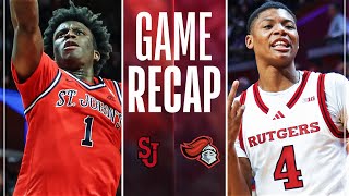 St Johns vs 25 Rutgers Exhibition  Game Recap  October 17 2024 [upl. by Milurd964]