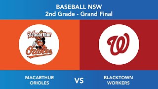 NSW State League  2nd Grade Grand Final  Macarthur Orioles v Blacktown Workers [upl. by Ellenehc796]