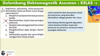 Gelombang Elektomagnetik Asesmen 2 KELAS 12 no 8 [upl. by Letsyrhc]