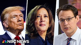 Steve Kornacki breaks down final NBC News poll as Trump and Harris campaigns secure final votes [upl. by Aiotal339]