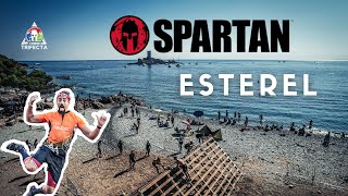 SPARTAN RACE Estérel Saint Raphaël 2023  SPRINT SUPER BEAST TRIFECTA  KIDS  Full Obstacles  4K [upl. by Eilyk328]