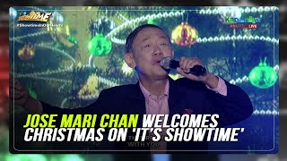 Jose Mari Chan welcomes Christmas season on ‘It’s Showtime’  ABSCBN News [upl. by Mutat]