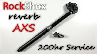 Rochshox Reverb AXS Dropper post 200 hr Service guide Watch to avoid the damage seen in this video [upl. by Lzeil]