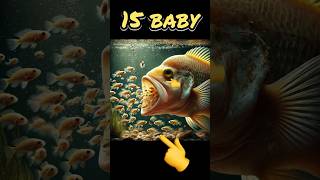 Aquarium cichlid fish giving birth to 15 babies fish 😍🐬 fish 물고기 fishing [upl. by Ranee]