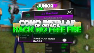 COMO BAIXAR E INSTALAR HACK NO FREE FIRE 2024 PELO MEDIAFIRE LINK DIRETO DE CAPA MOD MENU JJ [upl. by Fantasia]