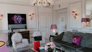 Hôtel Plaza Athénée Paris Eiffeil Suite one of the most spectacular suites in the world [upl. by Zsa]