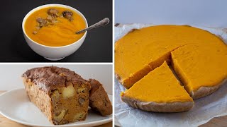 POTIMARRON  3 recettes Saines amp Délicieuses four soupe dessert 🍂 [upl. by Avilys]