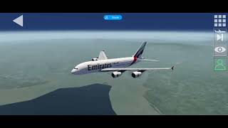 Aerofly fs global Dubai para Guarulhos A380800 [upl. by Yajiv]