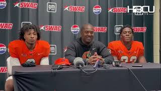 2023 SWAC Championship Game Postgame Press Conference [upl. by Olfe]