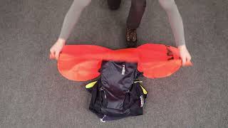 Ski and snowboard backpacks Thule Upslope AirBag Install [upl. by Novoj243]