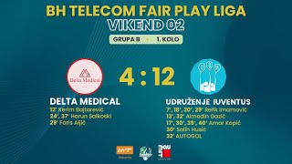 HIGHLIGHTS  DELTA MEDICAL  UDRZŽENJE IUVENTUS  412  VIKEND 02  BHT FPL  SEZONA 13 [upl. by Laine]