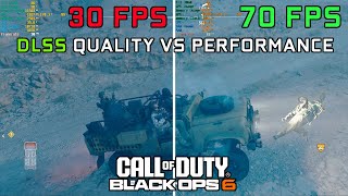 Call of Duty Black Ops RTX 3060 4K Extreme Graphics DLSS Ultra Performance VS Quality Benchmark [upl. by Enaitsirk]