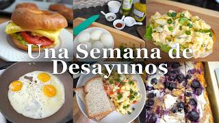 Desayunos Saludables para una Semana Nutritiva 🌟  Recetas Fáciles y Rápidas [upl. by Nomahs]