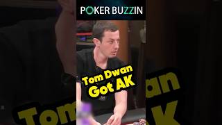 When Tom Dwan Got AK❗️shorts poker casino pokerist pokerpro pokerlovers pokerstars tomdwan [upl. by Briano]