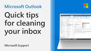 How to easily clean up your Outlook inbox  Microsoft [upl. by Atse]