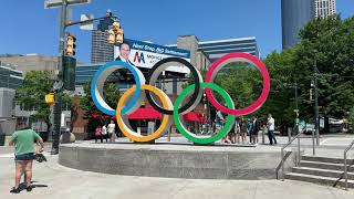 Centennial Olympic Park  Atlanta Sky wheel Experience [upl. by Morry]