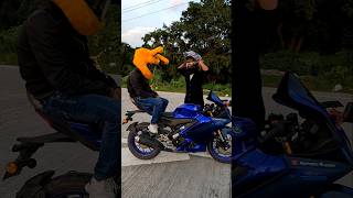 Funny crazy bunny shorts rider R5 v4 bunnyhelmetreaction mrcrazy vlogs v4rider rider r15v4 [upl. by Stone577]