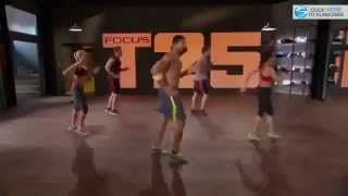 Focus T25 NEW Shaun T latest Beachbody 25 minute workout [upl. by Isabelita]