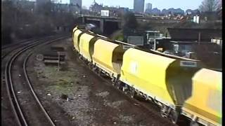 railfreight ews near wandsworth road england 1998 part 5 [upl. by Bernete]