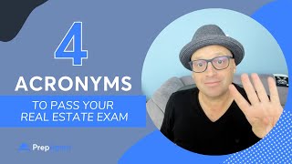 4 Acronyms to Pass the Real Estate Exam [upl. by Raychel]