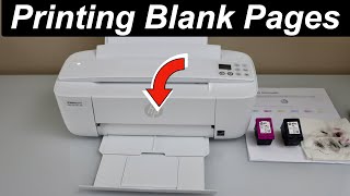 HP DeskJet 3700 Printing Blank Pages 2 Easy Steps To Fix [upl. by Nawor]