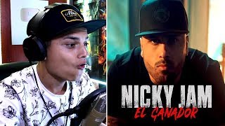 Reaccion Nicky Jam El Ganador  Tráiler oficial  Serie de Netflix  El GanadorREMIX [upl. by Enneicul]