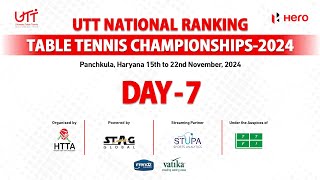 Day7 T2  Morning  UTT National Ranking Table Tennis Championship24 Panchkula  Powered by STUPA [upl. by Okoyk723]