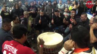 Northern Cree Singers Honour Song  FSIN Powwow 2015 [upl. by Ahsinrat]