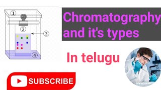 Chromatography and its types in telugu  applications of chromatography [upl. by Essilem66]