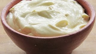 Homemade Mayonnaise In 1 Minute  How To Make Mayonnaise With An Immersion Blender  Nisa Homey [upl. by Downing]