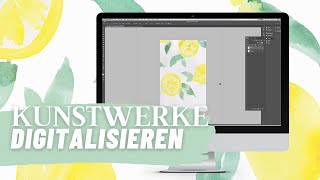 Aquarell digitalisieren  Prints Postkarten und Co mit eigenen Designs erstellen [upl. by Doig]