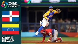 Dominican Republic vs Venezuela Game Highlights  2023 World Baseball Classic [upl. by Muire]