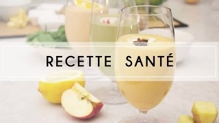 RECETTE SANTÉ  3 smoothies énergisants [upl. by Ratna904]